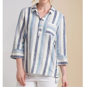 Habitat Stripe Linen Cotton Tunic